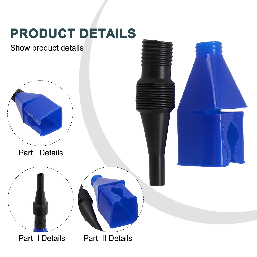 Embudo Flexible de repostaje de coche, herramienta de embudo de aceite plegable multiusos para coche, Moto, camión, motor, gasolina
