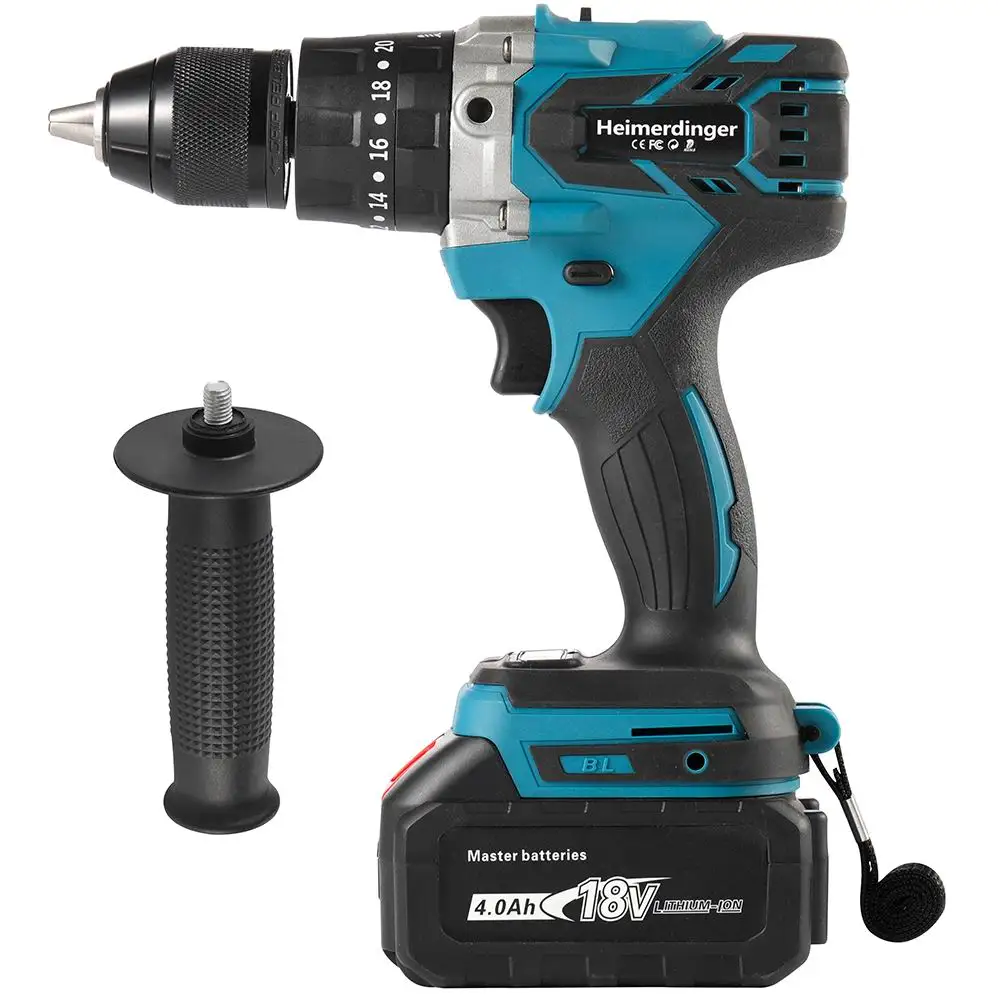 18V 13Mm Không Dây Máy Khoan Tác Động 18V 13Mm Không Chổi Than Máy Khoan Tác Động 18V Máy Khoan Tác Động 18V máy Khoan Vặn Vít Với 2 Pin