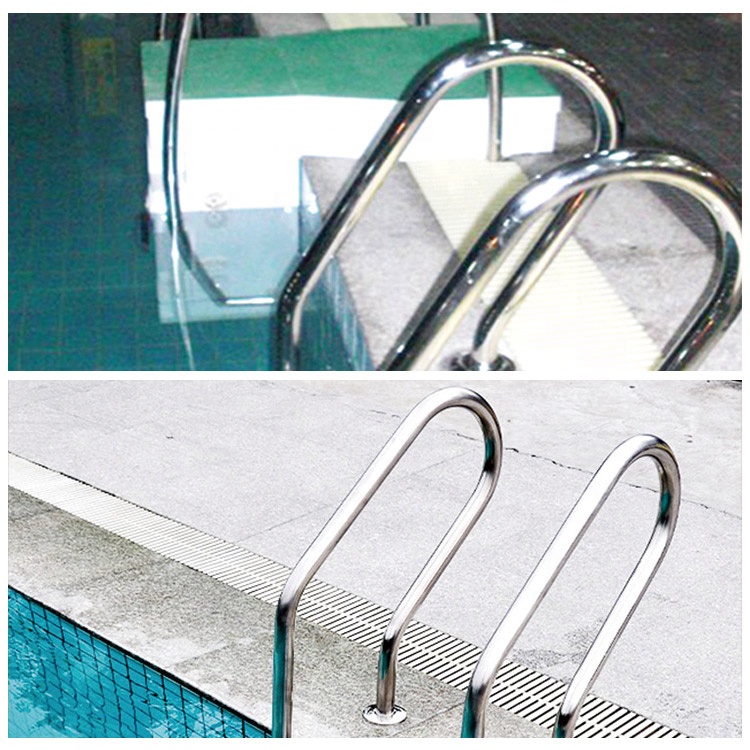 Custom Stainless Steel Swimming Pool Used Plastic Stairs Ladder Steps