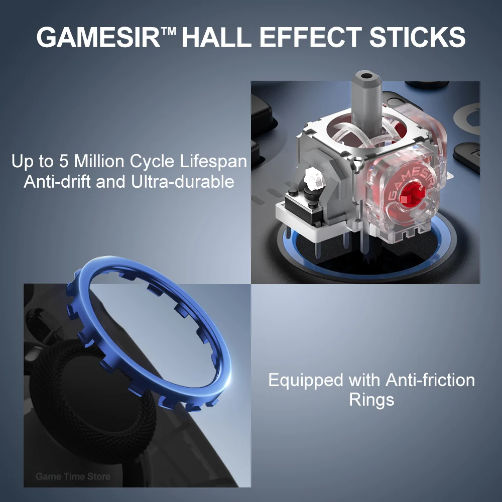 Gamesir Super Nova Controller wireless T4N Nova Pro Bluetooth Gamepad Joystick effetto Hall per PC Nintendo Switch Android iOS