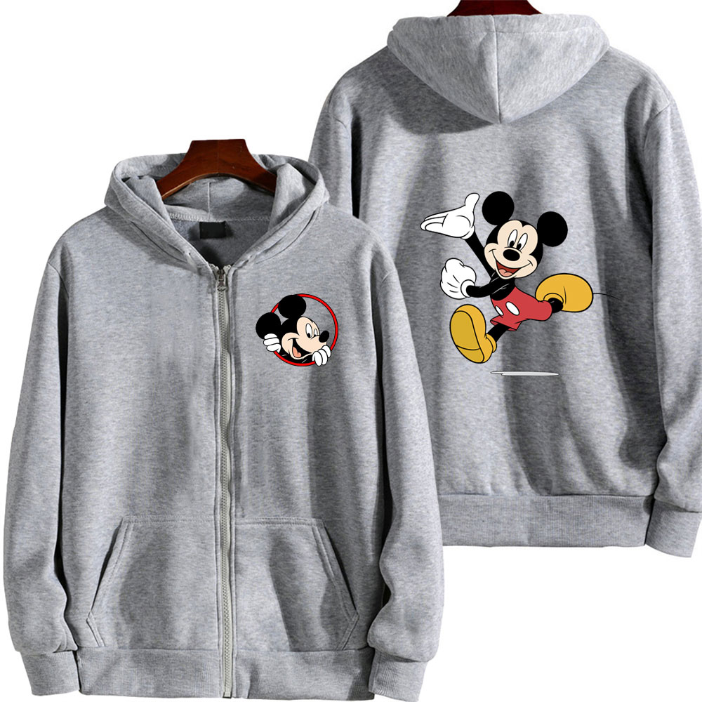 Moletom feminino Disney Mickey Mouse Gráfico Todos os itens Compre 1 Roupas autênticas e gratuitas Y2K Mulher Jaqueta com capuz de inverno