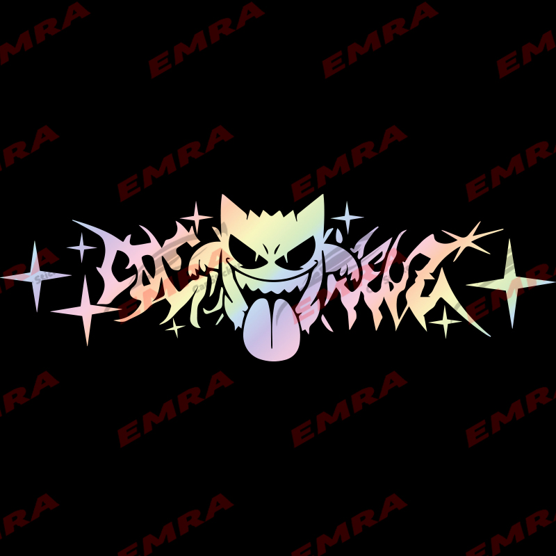 JDM 車のステッカー Cosmicwheelz ドリフトスタンスアニメステッカードリームビルドエスケープファイルガラス装飾ビニールデカール