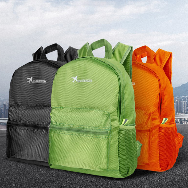 Mochila dobrável leve de 25l, ultraleve, à prova d'água, para viagem, acampamento, caminhadas, personalizada