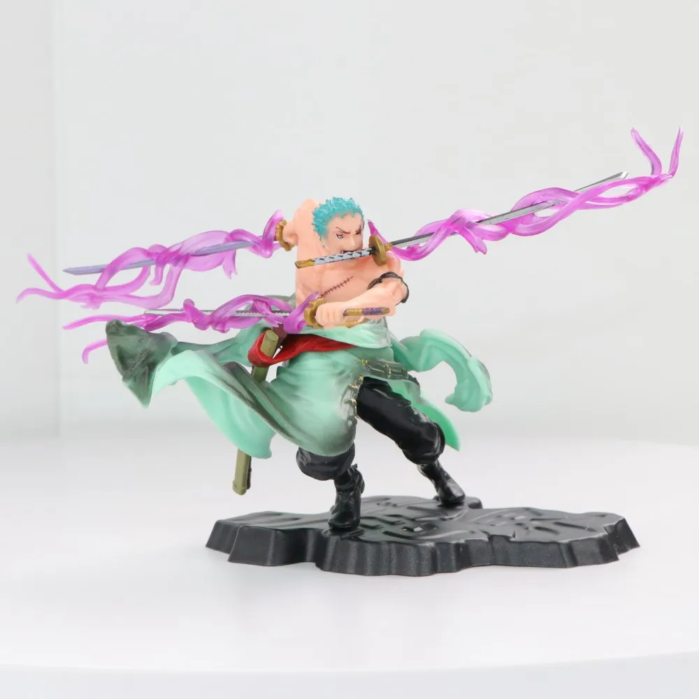 10cm figura de anime de uma peça gk roronoa zoro três lâminas sa-máximo mangá anime estátua figura de ação coleção modelo brinquedo infantil