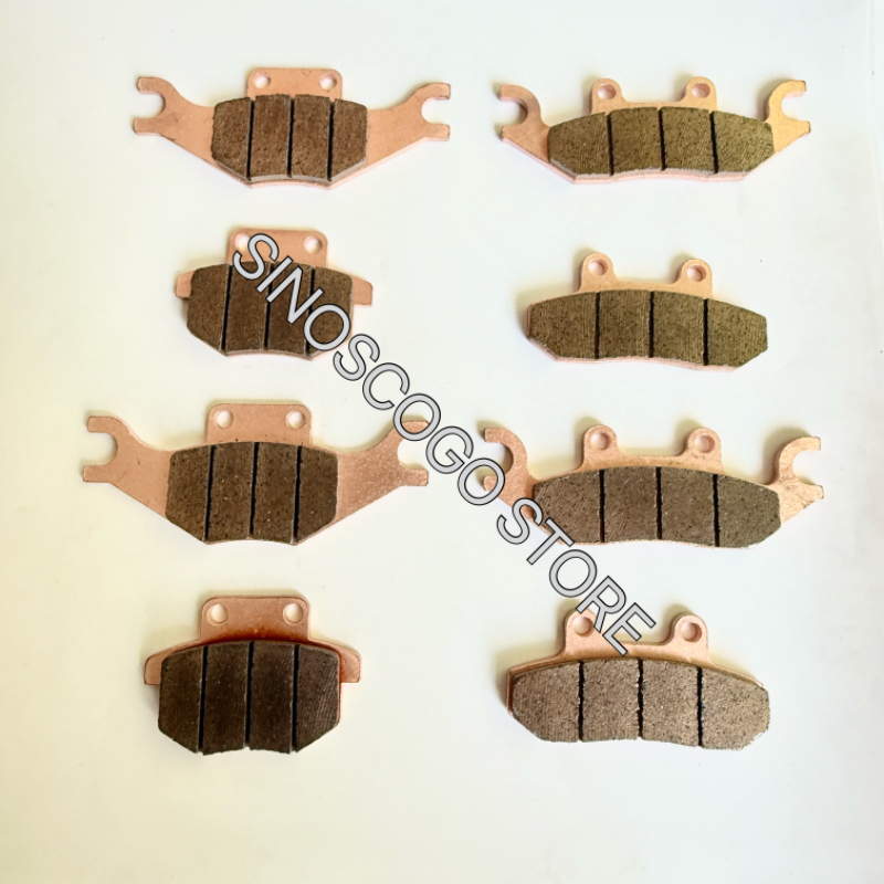 ODES ATV Pastilhas de freio dianteiro traseiro sinterizado 8 peças para Odes 650 800 900 1000 Pathcross Troxus Dune UTV Quad 15106010060 15106010080