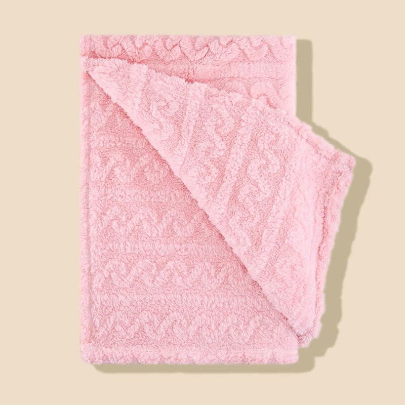 Coperta per neonati Coperta fasciatoio per neonato in taffetà tinta unita super morbida Coperta per bambini calda Leggera e confortevole