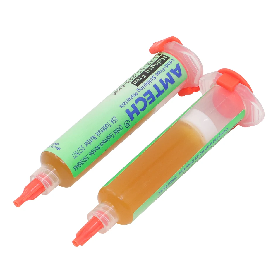 100% AMTECH NC-559-ASM Thông Lượng 10 Vệ Sinh-Miễn Phí Thấp Khói BGA Bộ Hàn Thường Được Sử Dụng Năm 559 Từ Thông Gửi tăng Áp