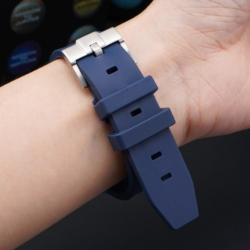 湾曲したインターフェイスのラバーストラップ MoonSwatch 20 ミリメートル男性女性防水スポーツウォッチブレスレットに適しています