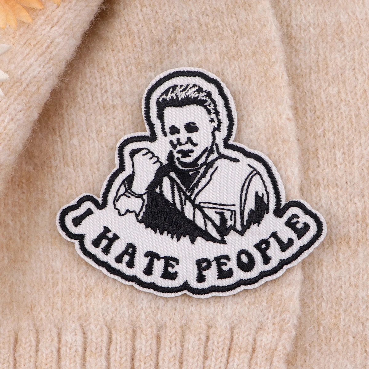 ฮาโลวีนสยองขวัญสไตล์ปักผู้ชายผู้หญิง Badge DIY Patch Applique เย็บเครื่องมือเสื้อผ้าเหล็กบนแพทช์สติกเกอร์อุปกรณ์เสริม