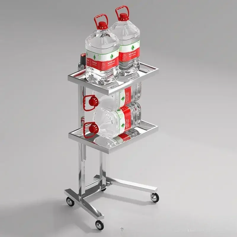 Rolling Hairstylist Cart with Removable Tray Multipurpose Storage Stand for SPA Salon and Barber Use Versatile Salon Station