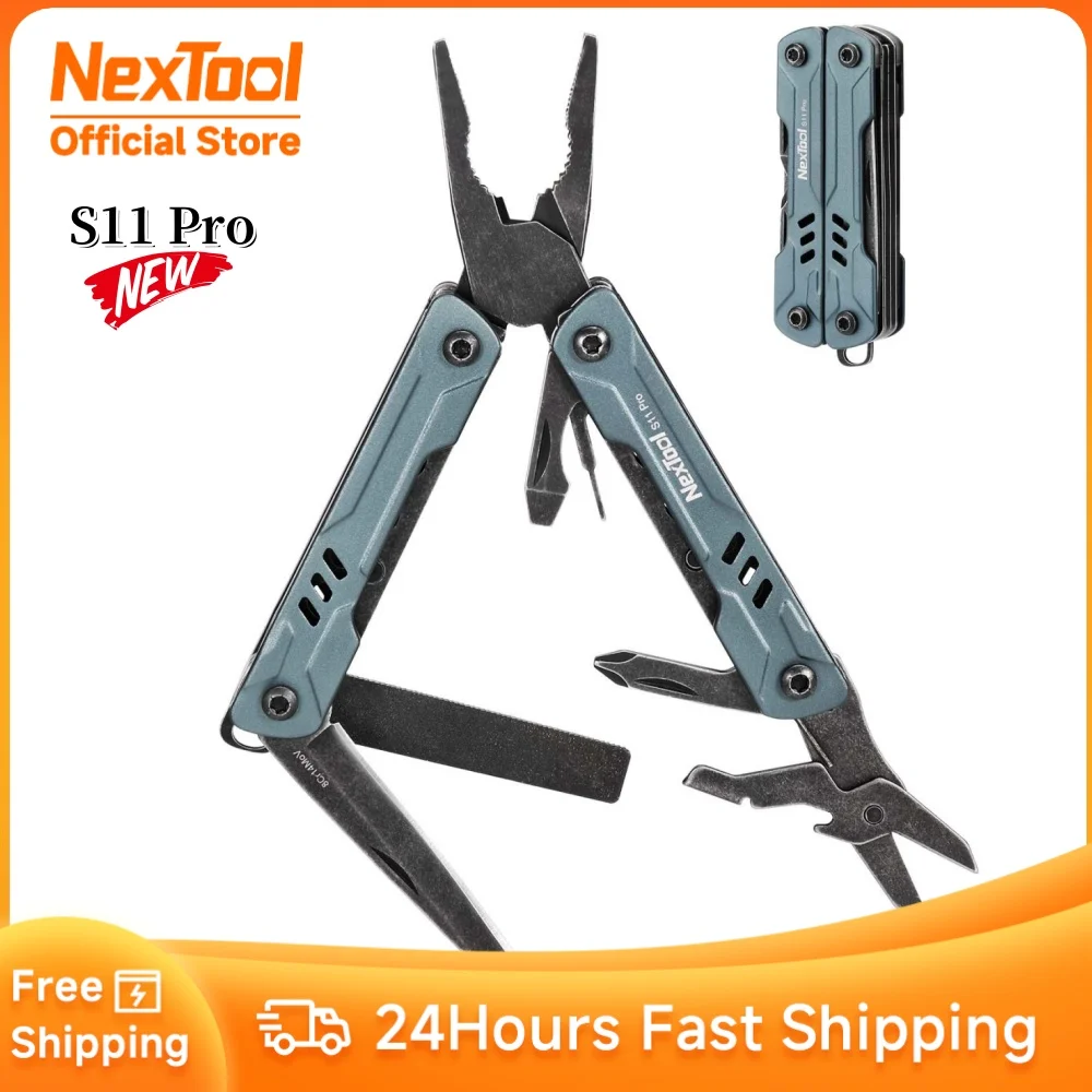 NexTool Мини-матросские плоскогубцы S11 Pro 12в1 Многофункциональный инструмент Складные ножницы Отвертка Портативный нож EDC Уличное оборудование Ручные инструменты