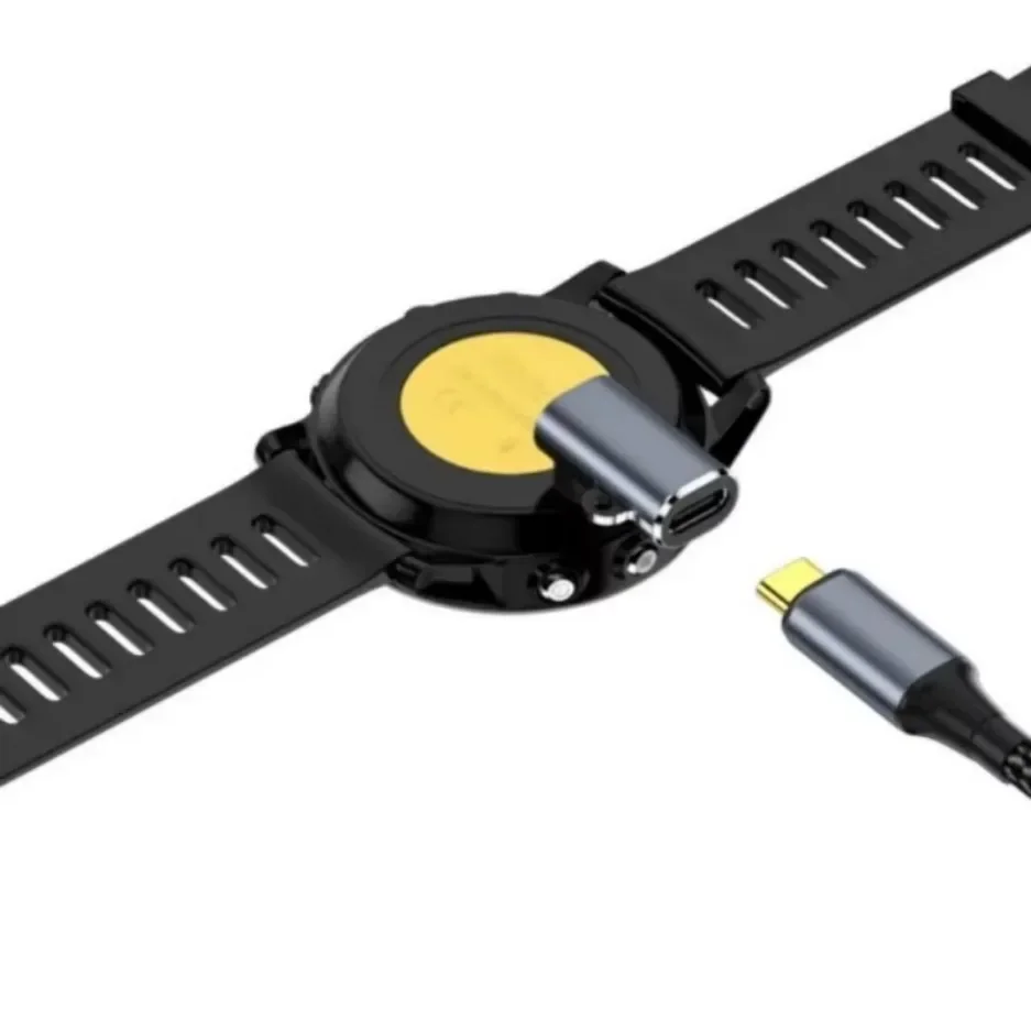 Type C/Micro/IOS USB naar 4pin Charger Adapter Connector voor Garmin Fenix 5X/6X/7X/5/6/7 Venu 2 plus Horloge Opladen Converter