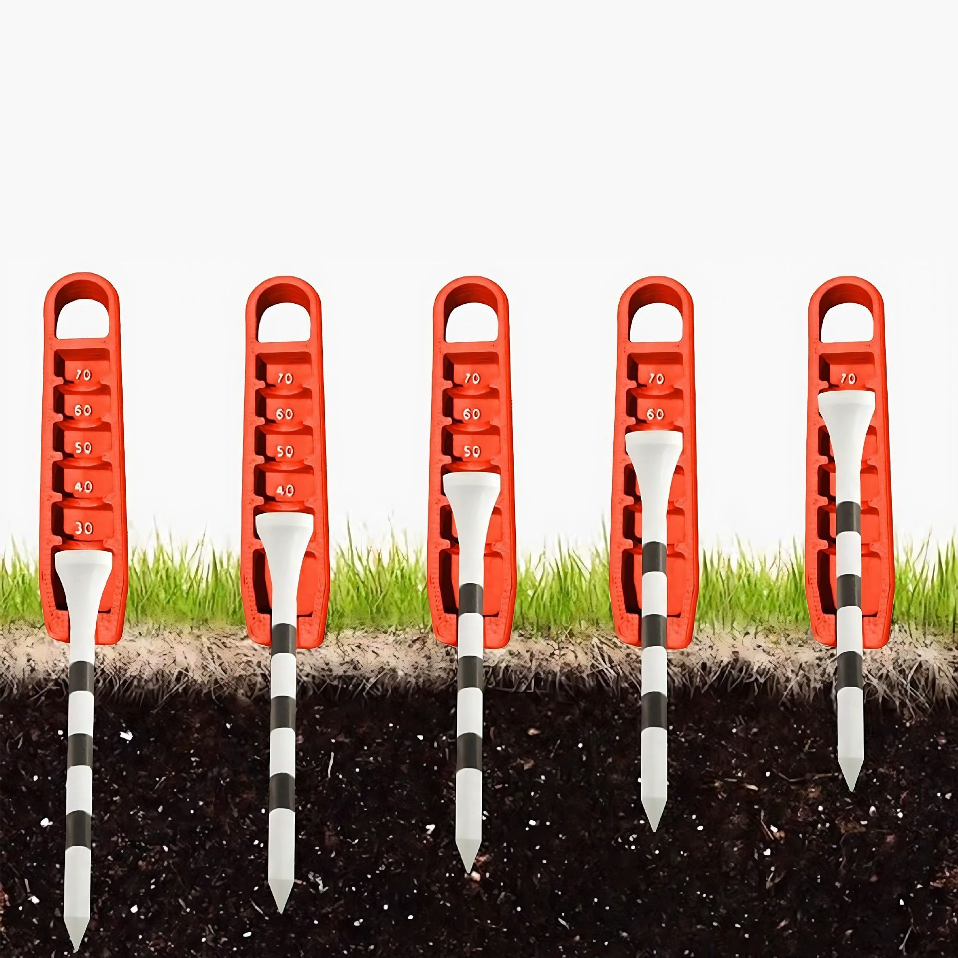 ゴルフマウントリフターボールシート高さレギュレーターゴルフティースタンド20-70ミリメートルに正確に配置ゴルファー用品スポーツへのギフト