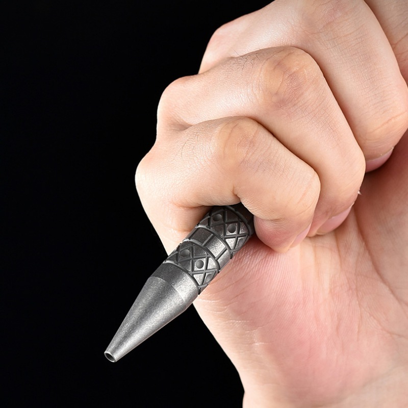 Titanium Alloy Tactical Pen Multifunctional Window Breaker EDC Tool Luxurious Signature Writing Pen Gift with Box Father Friend