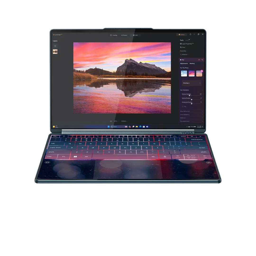 Laptop Lenovo Yoga Book 9 14IAH10 Ultra 7 255H 2x 14" 2.8K WQXGA+ OLED  120Hz 32GB LPDDR5x-8400 SSD1TB Arc 140T W11Pro