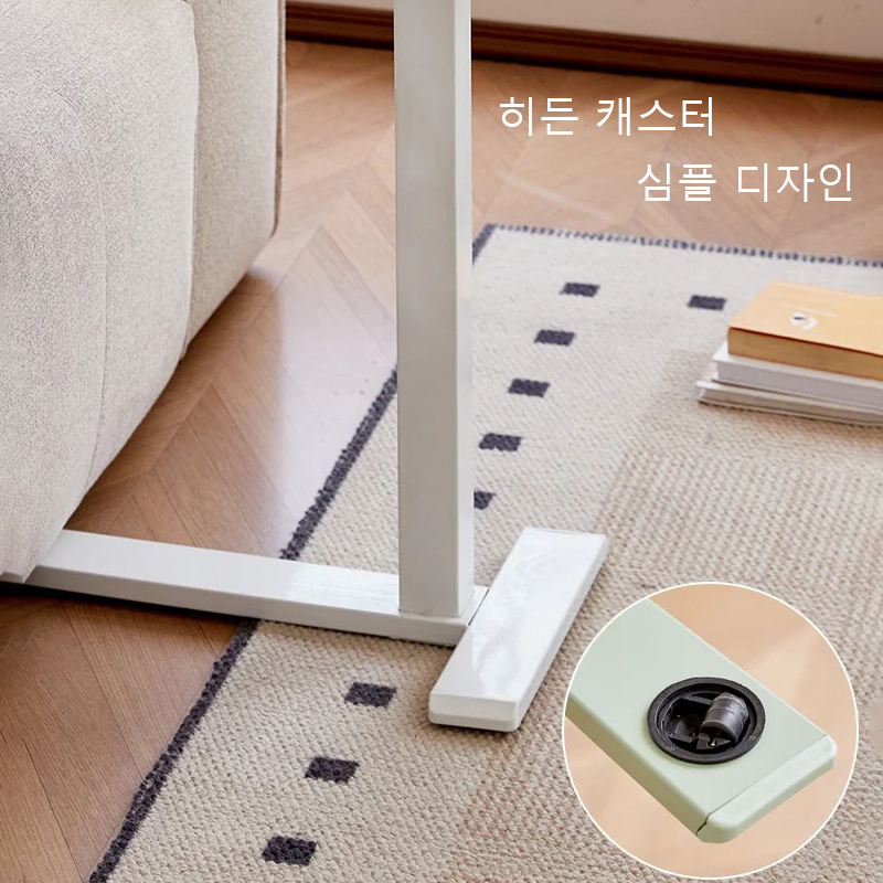 조정 가능한 기울기 높이 바퀴가있는 침대 사이드 테이블 이동식 컴퓨터 책상 롤링 게으른 테이블 홈 오피스 오버 침대 코너 책상 New