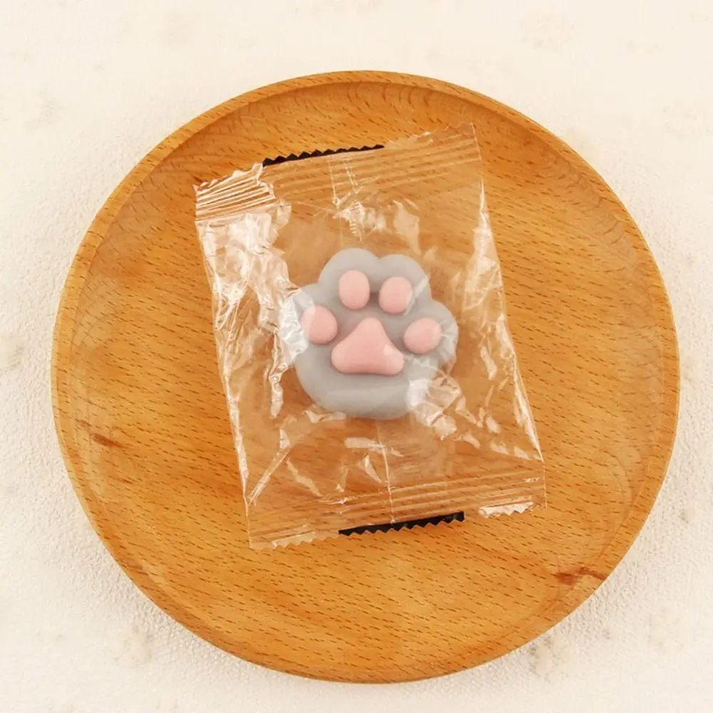 ความแปลกใหม่ Sensory ของเล่น Mini Cat Paw Squeeze ของเล่นซิลิโคน Fidget ของเล่นการ์ตูน Fidget ของเล่น 3D TPR Pinch Decompression ของเล่นเด็ก