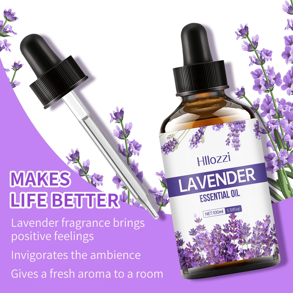 Aceite esencial de lavanda para el cuidado de la piel del cuerpo facial aceite esencial hidratante masaje aceite esencial