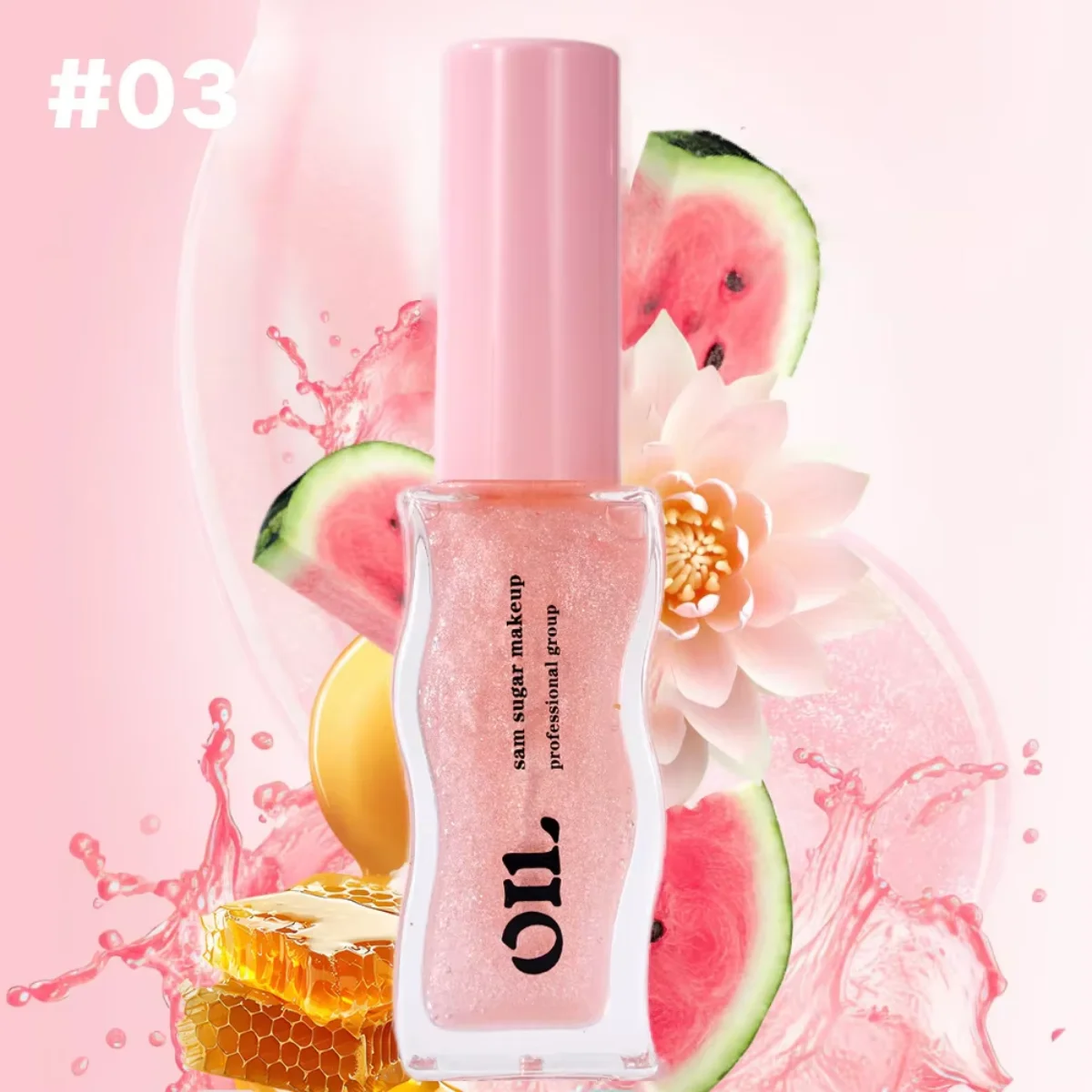 Bálsamo labial hidratante original, óleo labial gloss, cuidados com os lábios, benetitnt para lábios, esfoliante, rosa, presente de natal