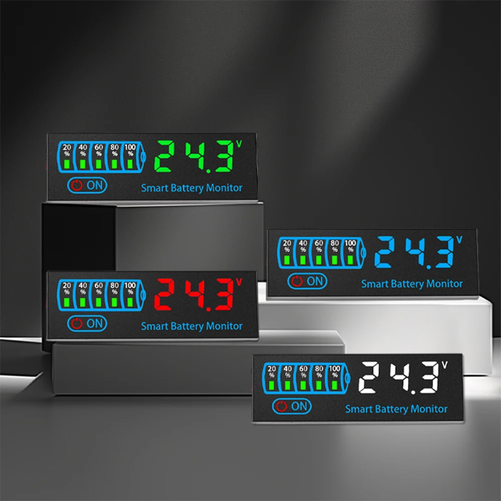 4615N LED Battery Indicator Voltage Power Charge Indicator Acid/Lithium Universal Battery Charge Indicator Board DC 7-55V