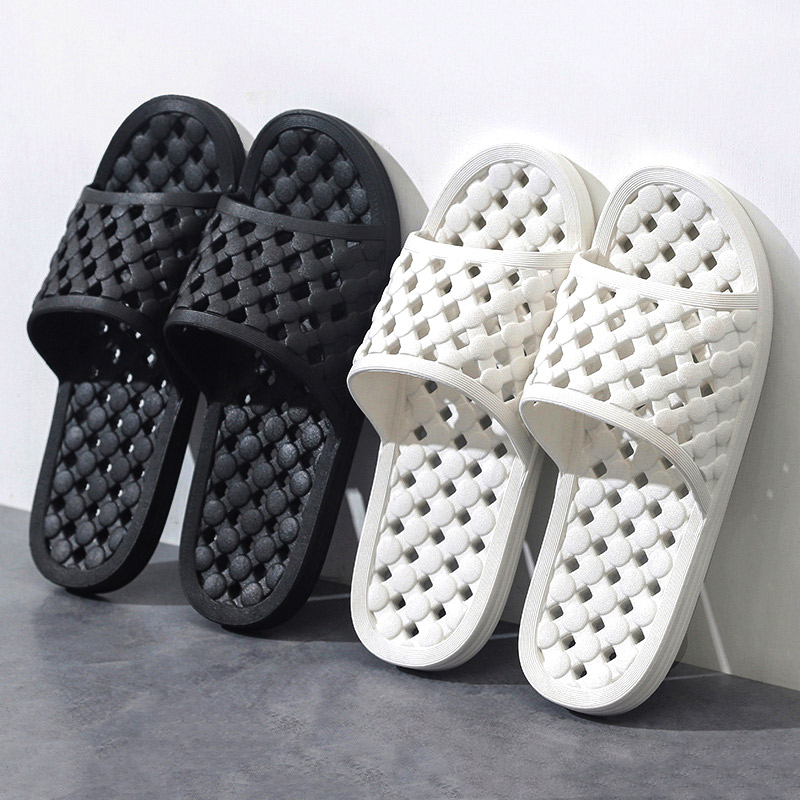 Casa chinelos de banheiro oco chuveiro antiderrapante casal hotel ginásio usando chinelos legais para homem