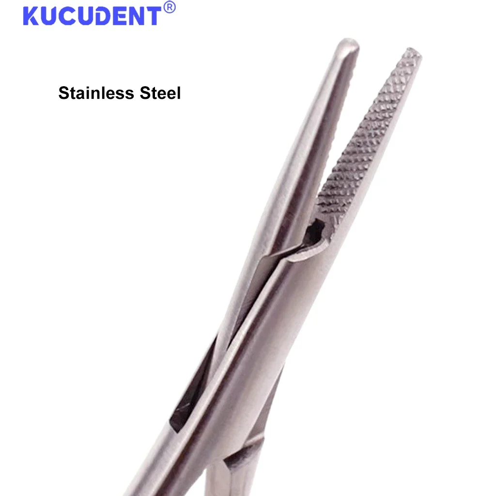1Pc Dental Nadel Halter Zangen Pinzette Edelstahl Mathieu Nadel Halter Kieferorthopädische Zahnmedizin Instrument