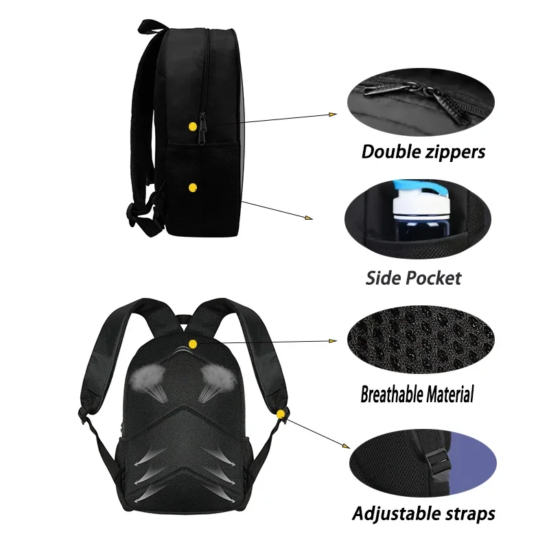 Mochila escolar infantil de dibujos animados de Spiders-man con bolsas para el almuerzo, bolsas para lápices, mochilas escolares para niños y niñas, el mejor regalo