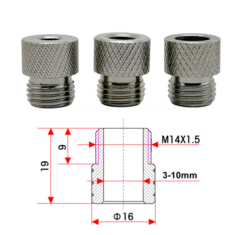 ไม้สแตนเลสเจาะแขน 3 มม.-10 มม.เจาะท่องเที่ยว BUSHING สําหรับเจาะ Locator Doweling JIG และ Pocket Hole JIG