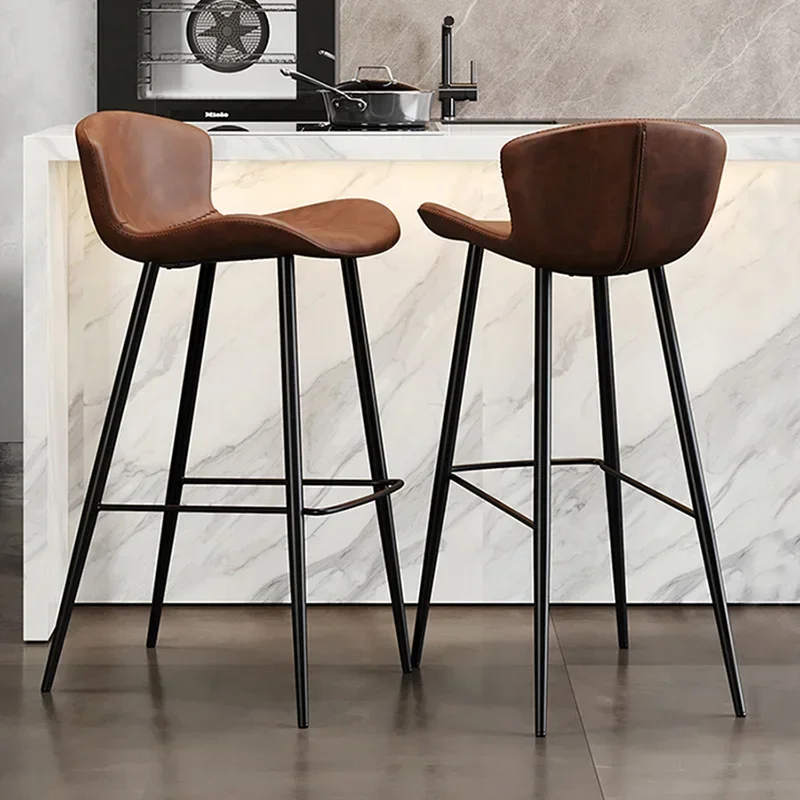 하이 북유럽 디자인 바 의자, 인테리어 카운터, 럭셔리 바 의자, 높은 주방 스툴, 인체공학적 Cadeira Alta 가정용 가구