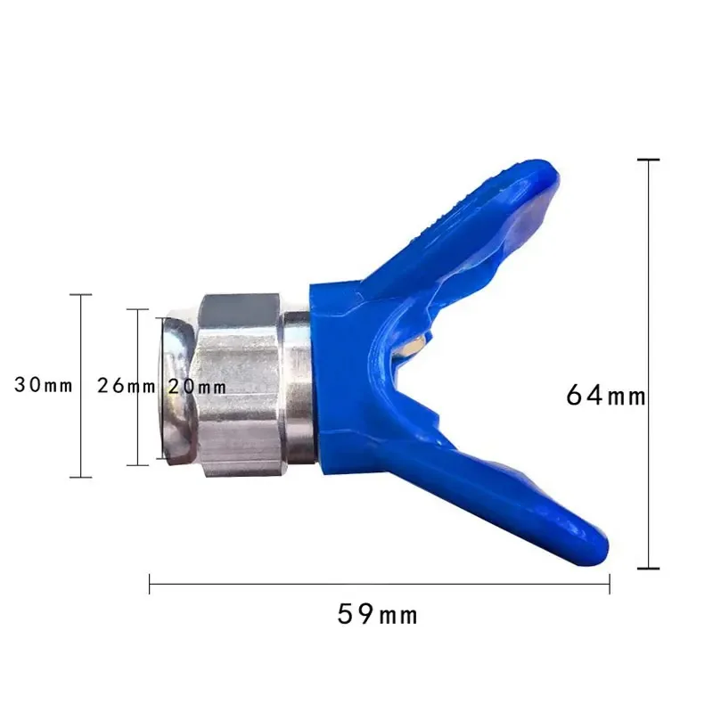 High Pressure Airless Sprayer Nozzle Guard Base 7/8" Inch Bracket Airless Sprayer Nozzle Replacement Gun Accessories