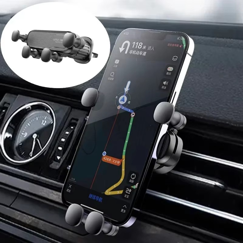 Neuer Schwerkraft-Autotelefonhalter – starke Lüftungsschlitz-Clip-Halterung für sicheren Halt, verstellbarer mobiler Handy-Ständer für Freisprecheinrichtung