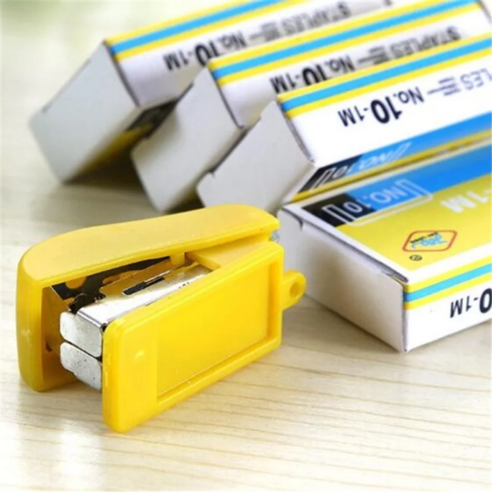 STONEGO Mini cucitrice set cucitrice portatile piccola regalo forniture per ufficio adorabili