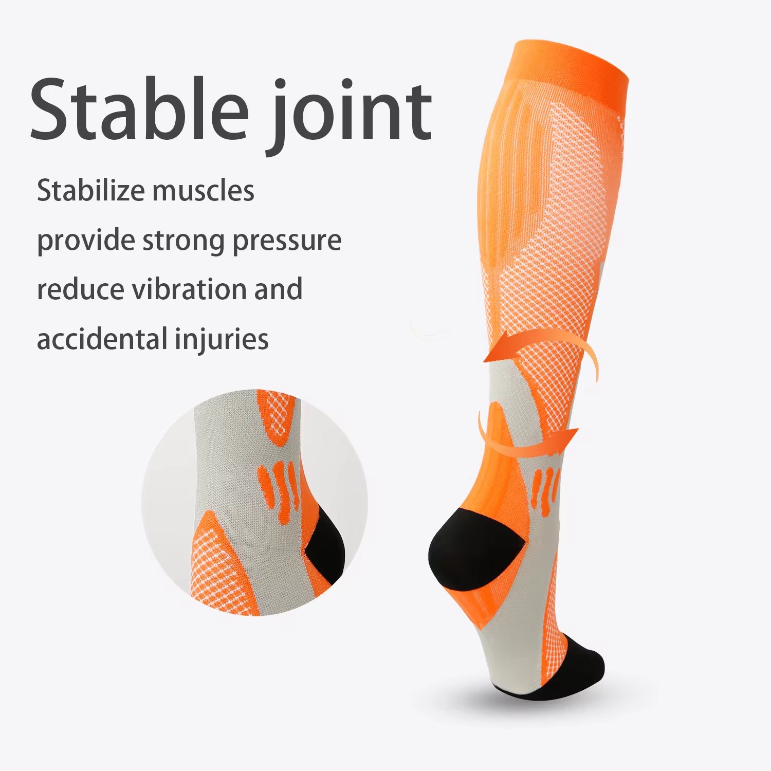 1 COPPIA Calzini a compressione Calzini sportivi Calze per allattamento medico Prevenire le vene varicose Calzini Gravidanza Infermieristica Atletica Calcio SOX