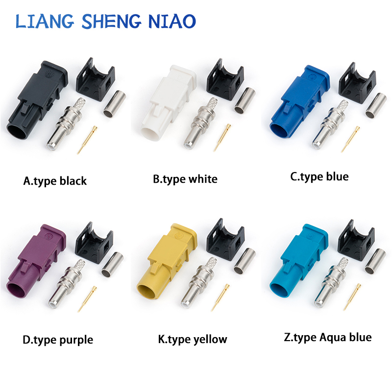 Мужская модель FAKRA Car SMB-расширенный черный разъем Fakra может быть подключен к 316/174 линейному GPS male