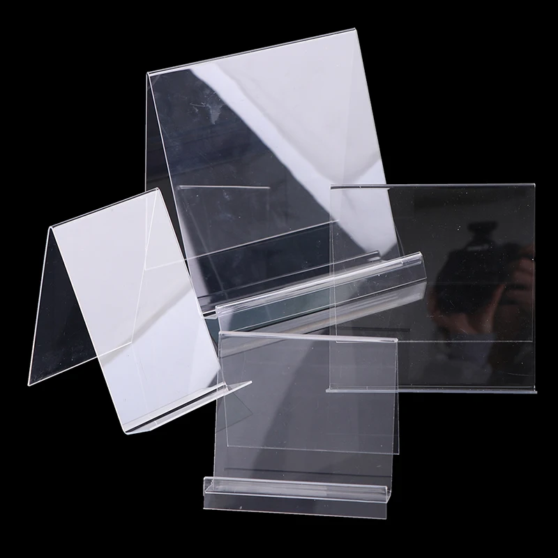 1 pz espositore per libri supporto per libri da tavolo scaffale per libri in acrilico trasparente