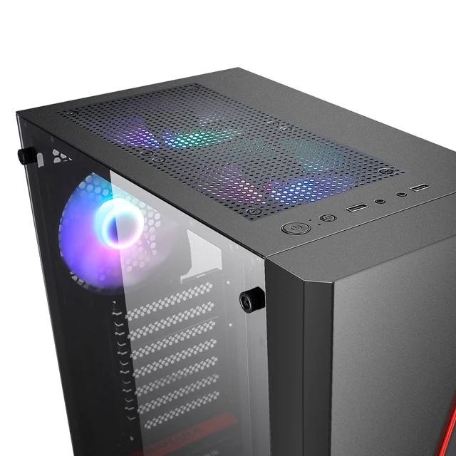 High Quality Desktop Computer E3 1246 V3 16GB RAM 256G SSD RX580 8GB  Win-10 PC  Computer Gaming Pc Factory Customization