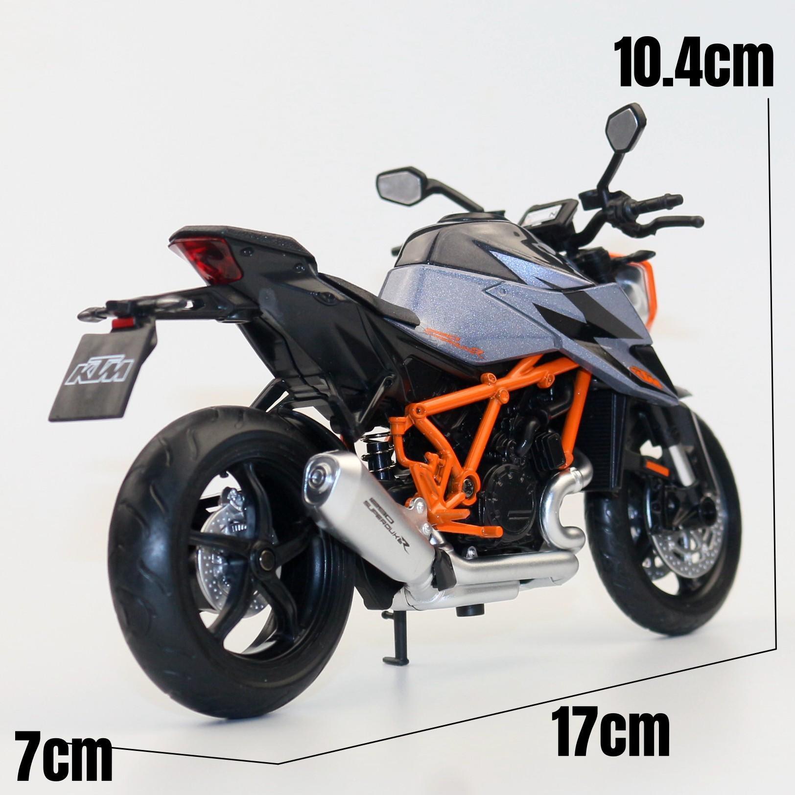 1/12 KTM 1290 Super Duke R 2022, игрушечный мотоцикл CCA, литая под давлением модель 1:12, спортивная гоночная миниатюрная коллекция, подарок для детей