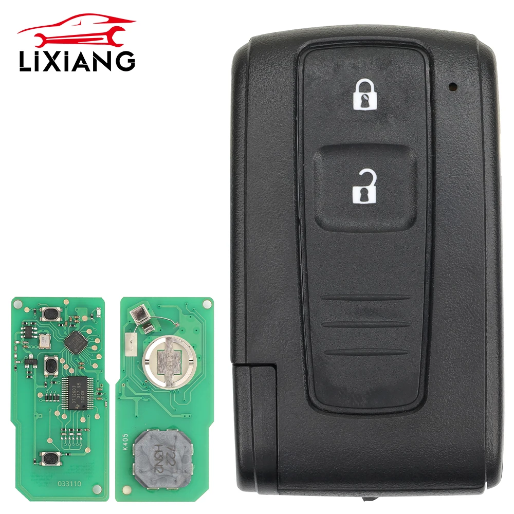 LIXIANG  2/3 Buttons 312/433MHz   B9Chip for Toyota Prius 2004 -2009 Auto Smart Remote Control Key Fob FCC# MOZB21TG MOZB31EG