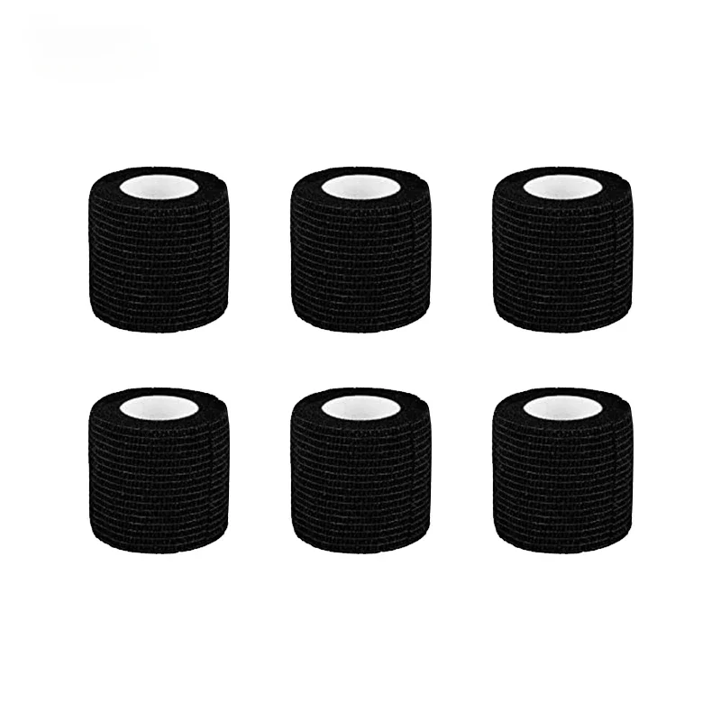 5/10/15/20/48 Schwarz Tattoo Abdeckung Wraps Bänder Vlies Wasserdicht Selbstklebende Grip Verband Finger Schutz Tattoo Zubehör