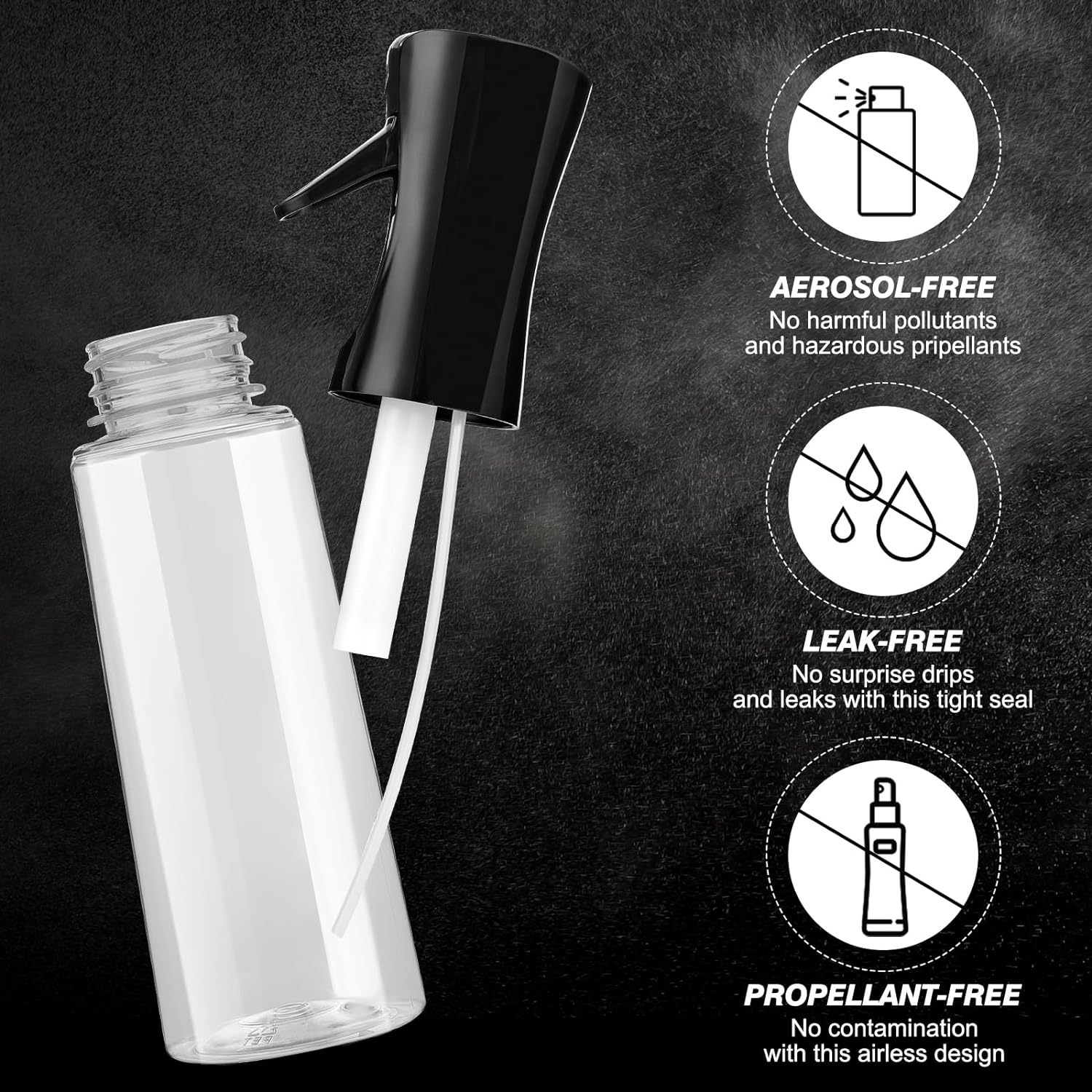 200/300/500ml Oil Spray Bottle Kitchen Baking Olive Oil Dispenser Camping BBQ Baking Salad Vinegar Soy Sauce Sprayer Containers