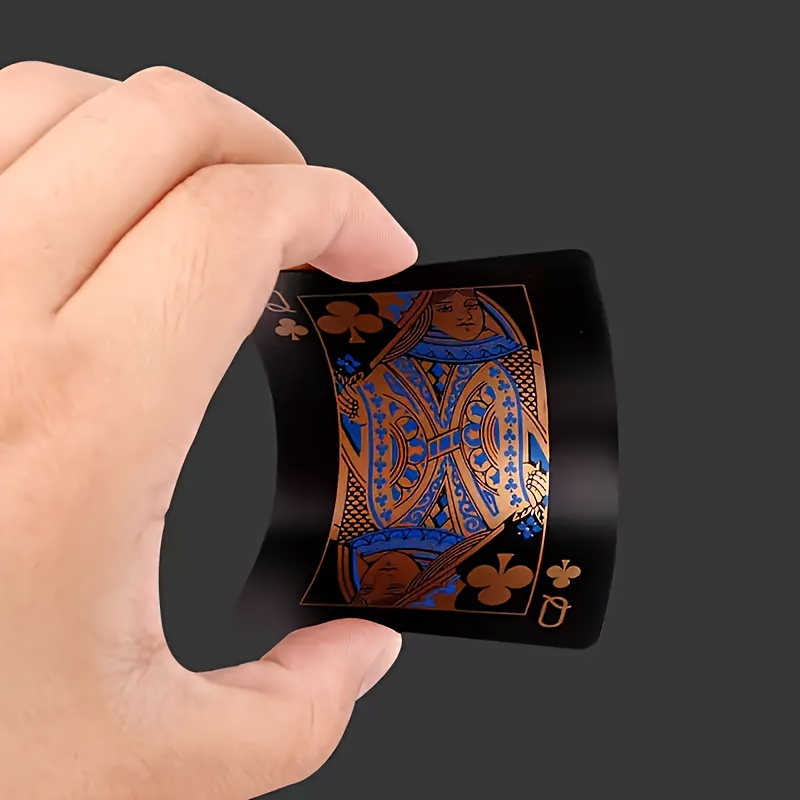 防水PVCイリュージストポーカーカード、耐久性と美的強化デザイン、ゲームナイト、パーティー、家族の楽しみに最適