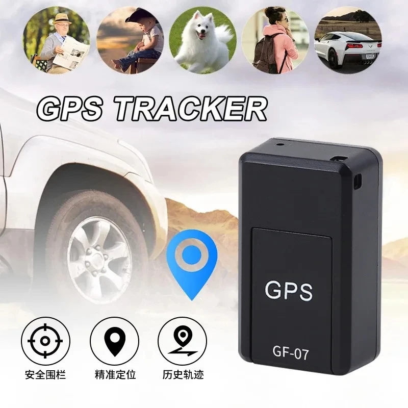 Rastreador GPS para coche GF07, localizador GPS magnético para vehículo, alarma antirrobo antipérdida, dispositivo de seguimiento GPS, Mini localizador GPS, aplicación de posición