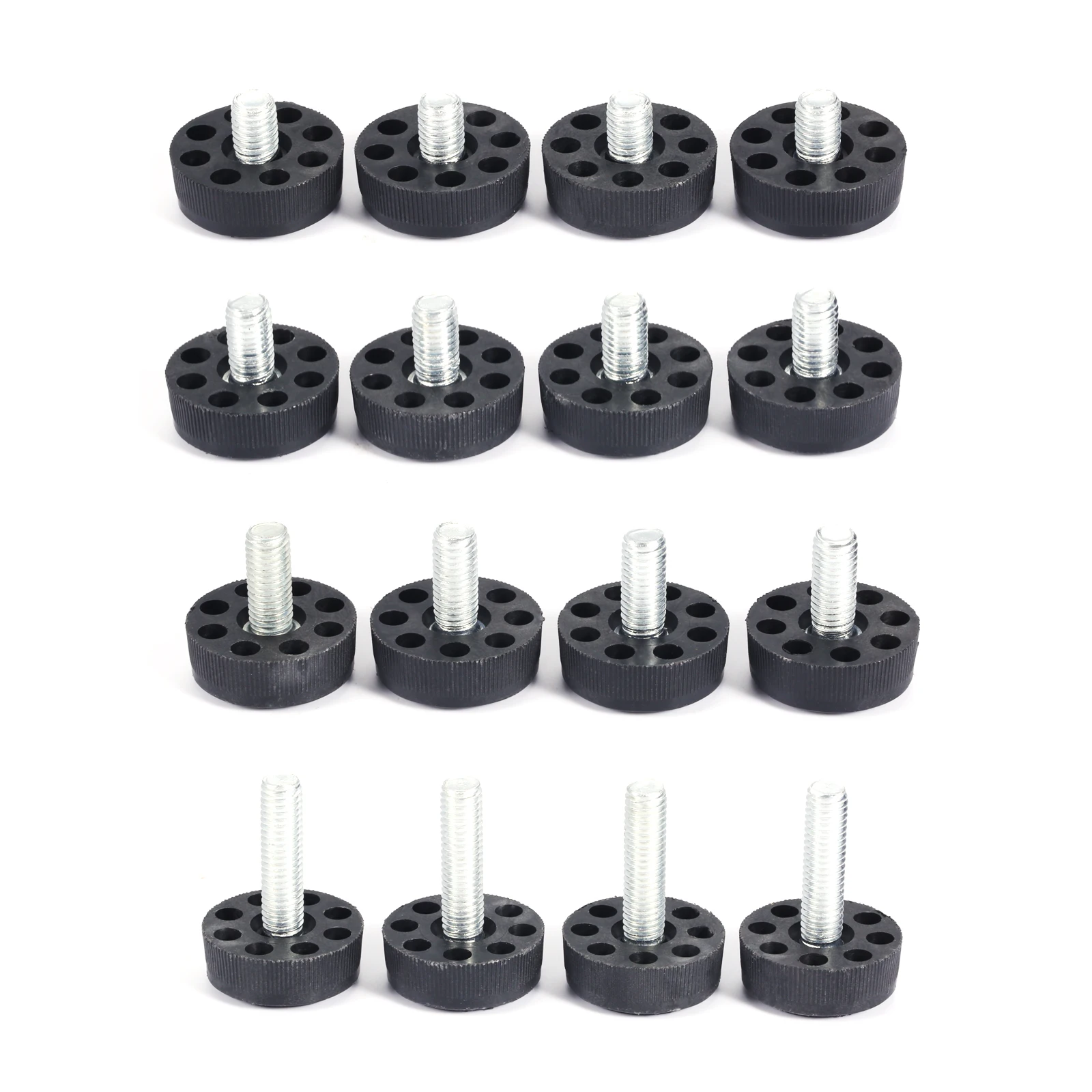 4 M8x10/14/18/28Mm Có Thể Điều Chỉnh Chân Bàn Bóng Bàn Bàn Đồ Chân Vít Levelling chân Lượn Cho Dân Phượt Chân Đế 30Mm