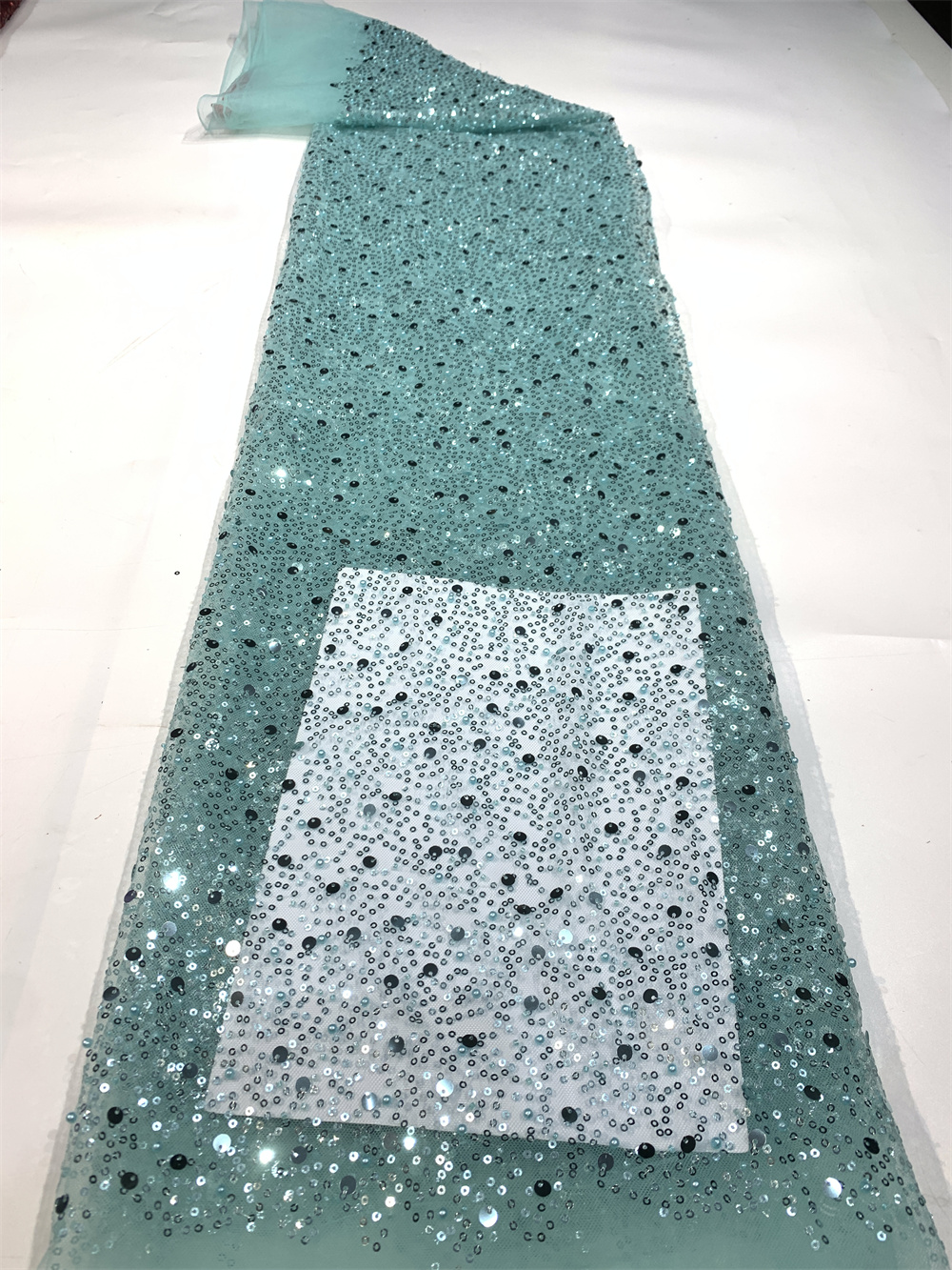 Luxe Franse Mesh Kant Kralen Stof 2024 Hoge Kwaliteit Afrikaanse Nigeriaanse Pailletten Kant Voor Vrouwen Trouwfeest Jurken Naaien