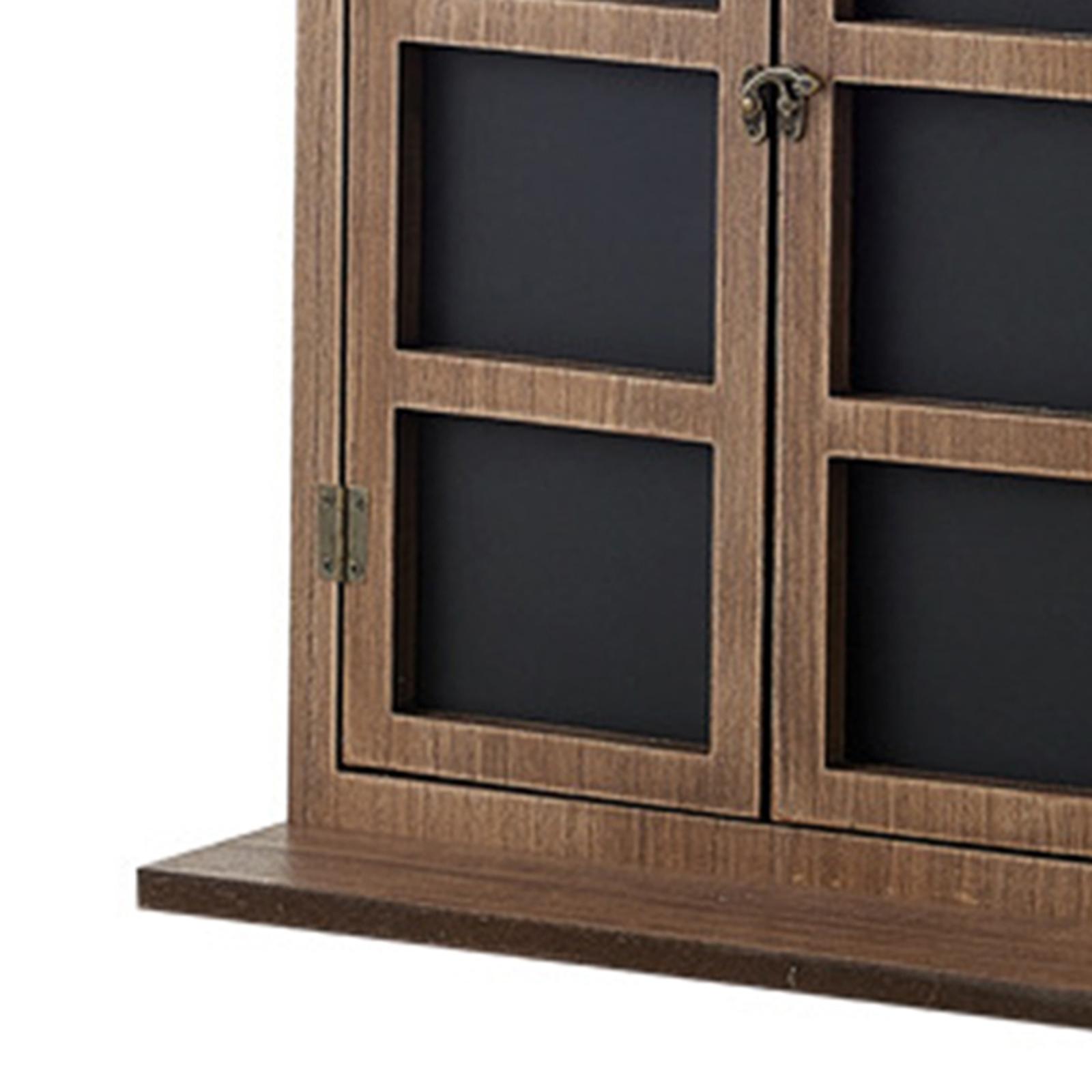 Wooden Vintage Message Board Wall Hanging Decor Brown Ornament Decorative Wood Chalkboard for Coffee Bathroom Bar Wedding