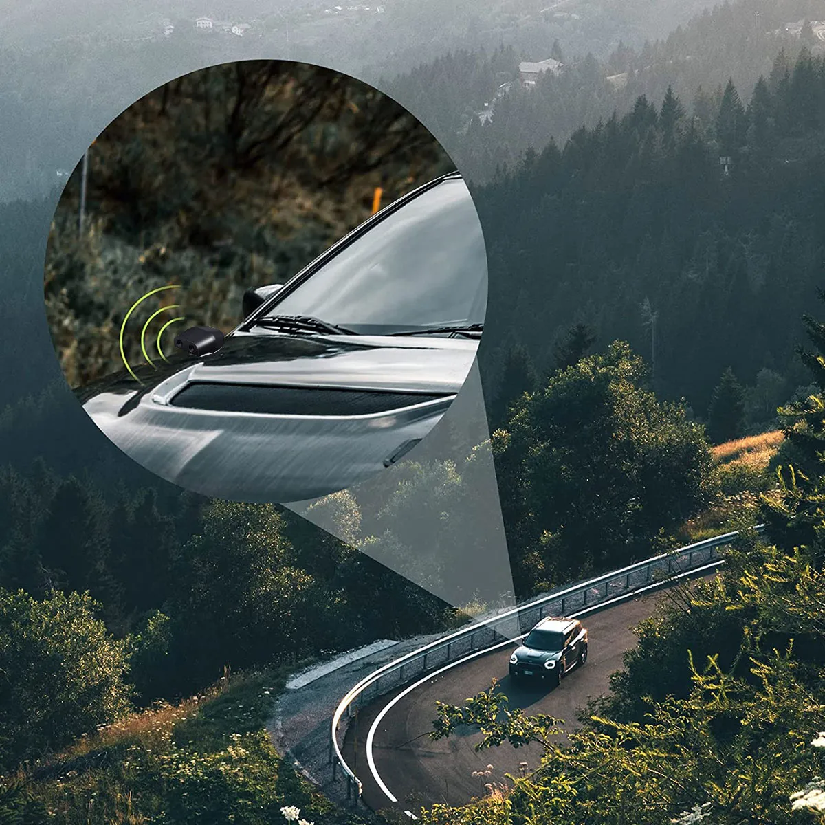 4 個鹿警告ホイッスルデバイスポータブル鹿よけホイッスルミニカー安全鹿ホイッスル耐候性動物警報