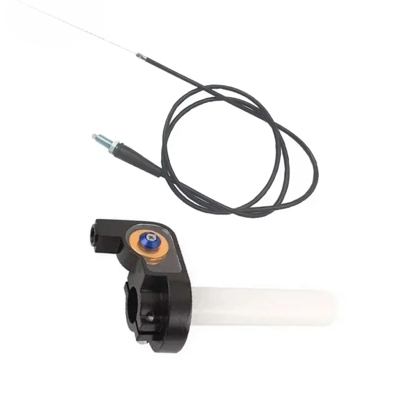 Punhos do acelerador 1/4 volta torção acelerador com cabo do acelerador 1200mm para pit dirt bike motocross atv offroad quad motocicleta