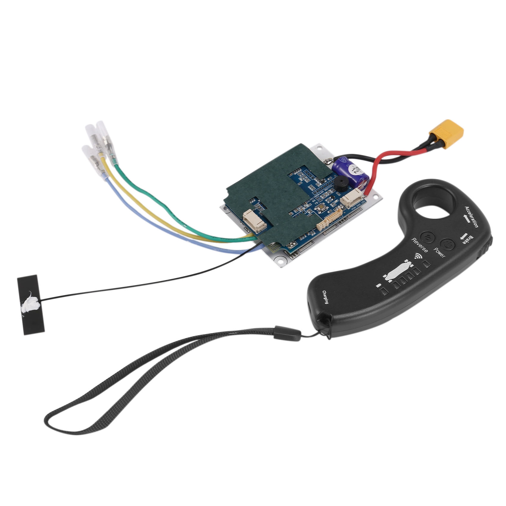 Skate elétrico única unidade hub motor controlador conjunto longboard esc scooter mainboard com controle remoto