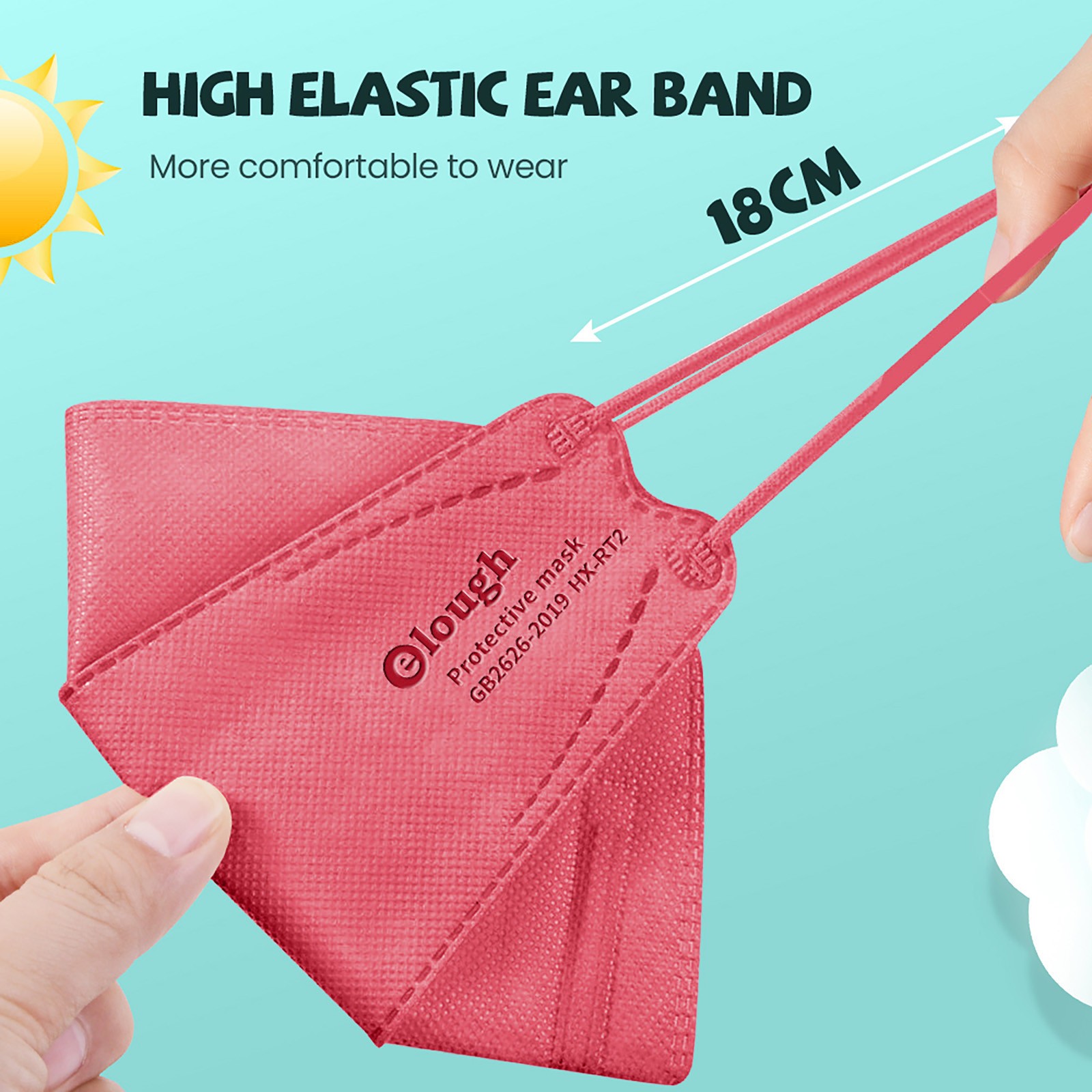 10/50/100 шт., маски для защиты лица от пыли