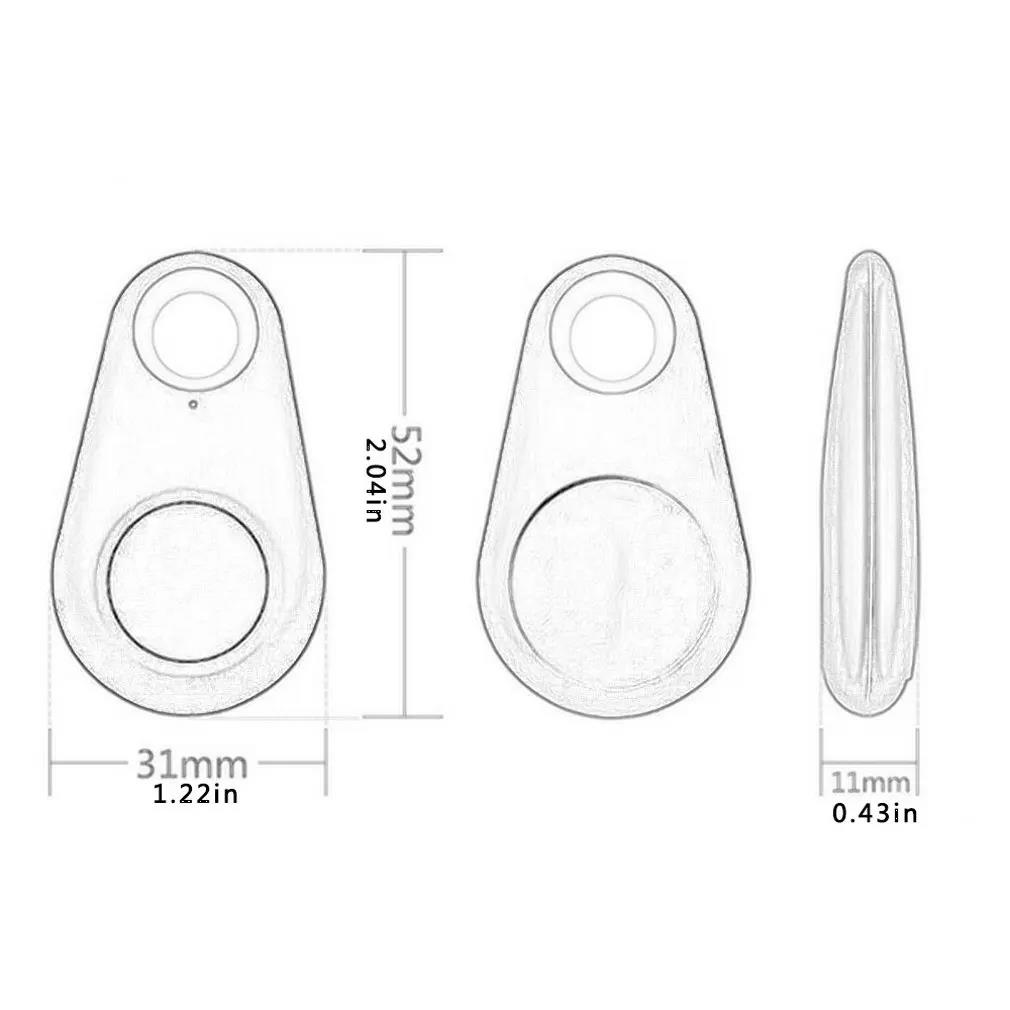 1-5 szt. Bezprzewodowy Mini Lokalizator GPS Anti-lost Alarm Klucz Dziecko Torba Portfel Finder Bluetooth APP Lokalizator Smart Tag Dla Ios I Android
